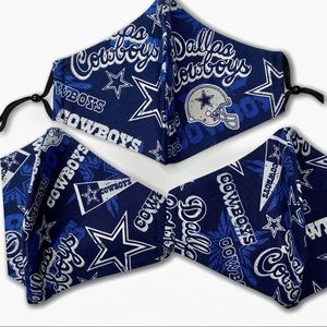 Dallas Cowboys Face Mask With Adjustable Straps